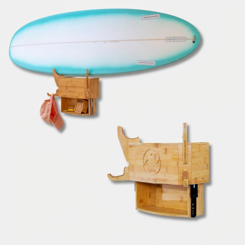 Single Surfboard Rack & Wall Mount for Home | The Solo Rack by
