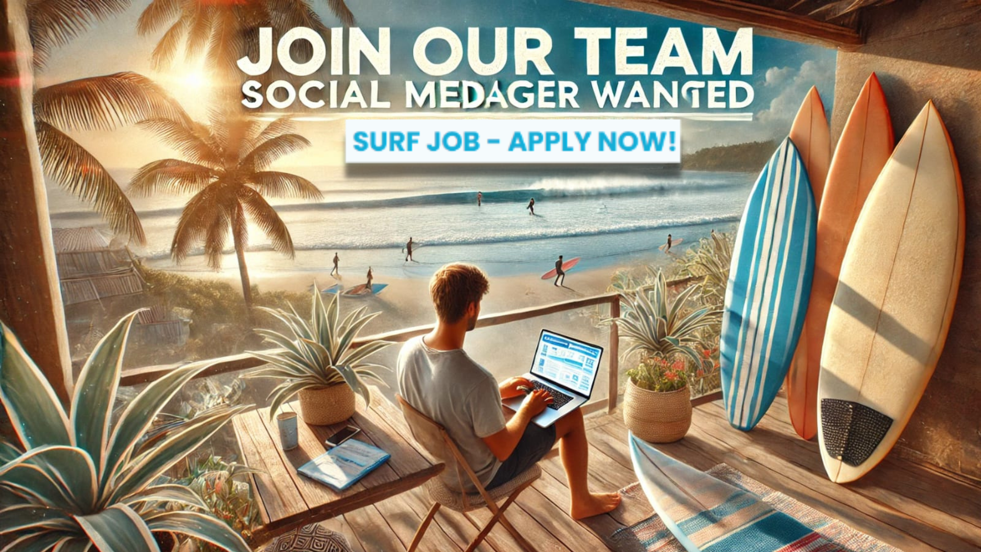 Surf Lessons Jobs Join Our Team - Remote Surf Job as Social Media Manager – LISS | Living ...