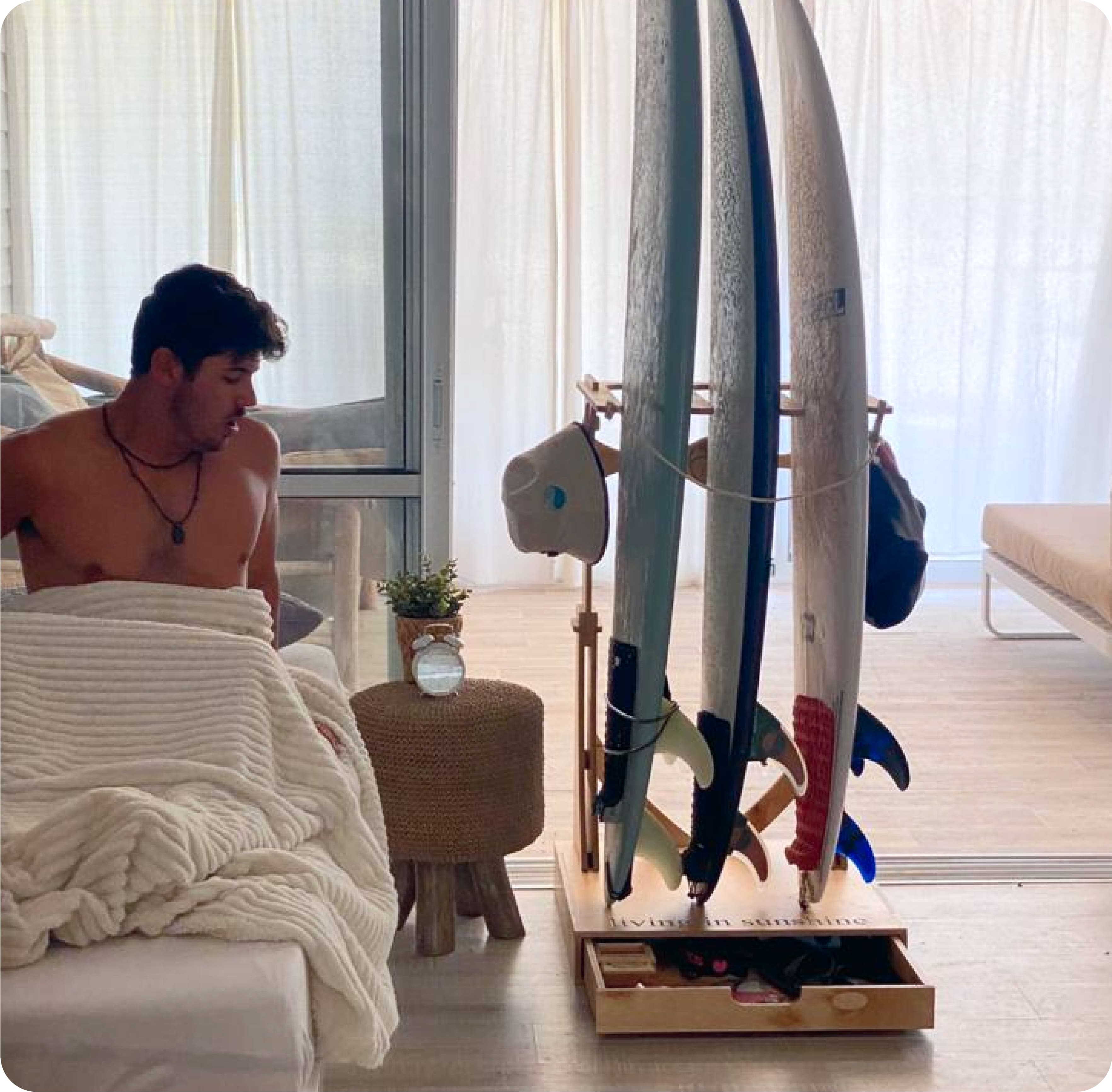 LISS | Freestanding Vertical Surfboard Rack